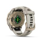 Умные часы Garmin Fenix 8 43mm AMOLED Sapphire Soft Gold with Fog Gray/Dark Sandstone Silicone Band (010-02903-10)