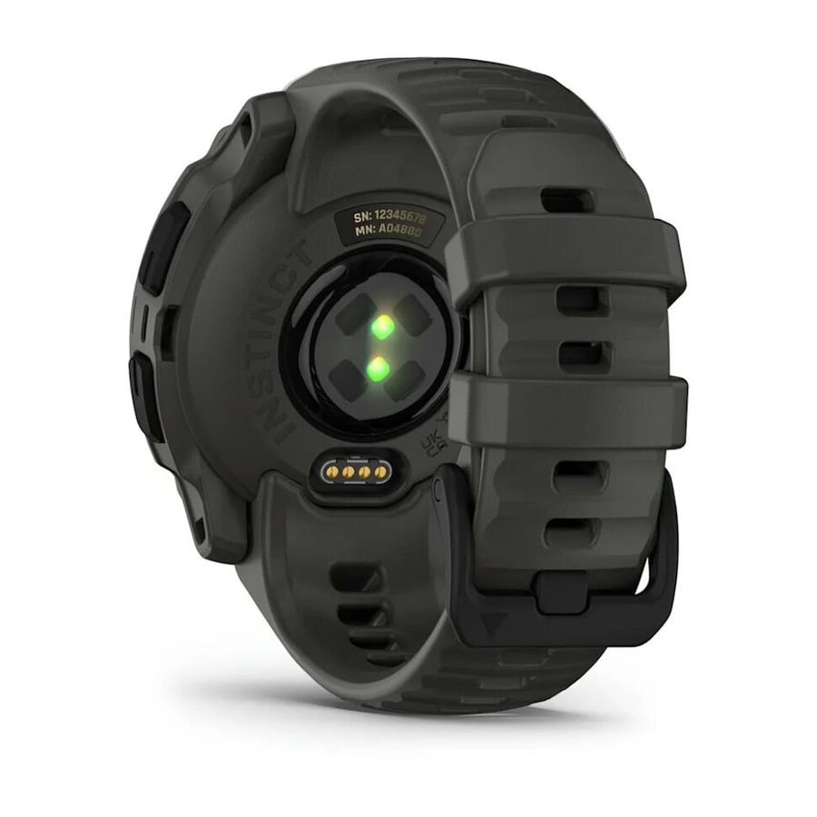 Умные часы Garmin Instinct E 40mm Black with Charcoal Band (010-02932-00)
