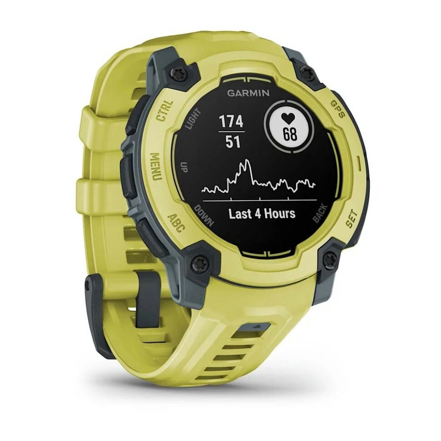 Умные часы Garmin Instinct E 45mm Electric Lime with Electric Lime Band (010-02933-01)