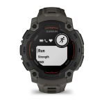 Умные часы Garmin Instinct E 45mm Black with Charcoal Band (010-02933-00)