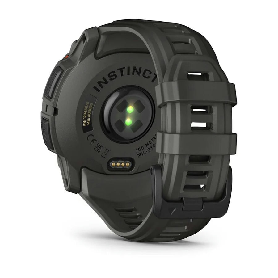 Умные часы Garmin Instinct 3 50mm SOLAR Black with Charcoal Band (010-02935-00)