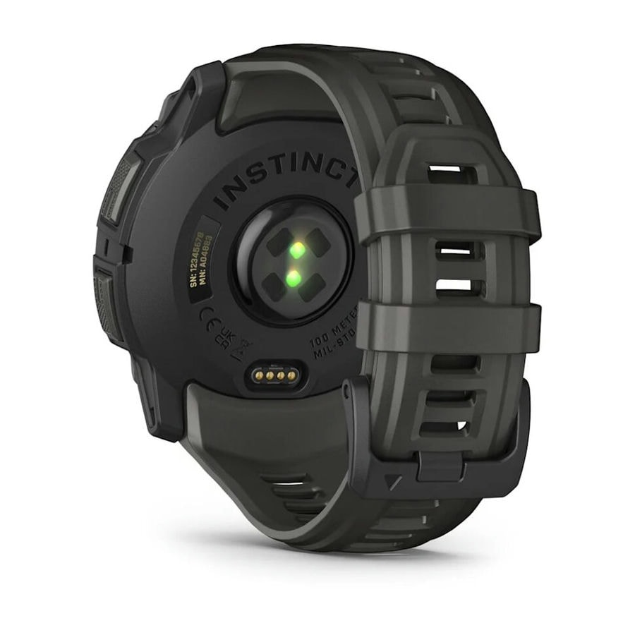 Умные часы Garmin Instinct 3 50mm AMOLED Black with Charcoal Band (010-03020-00)