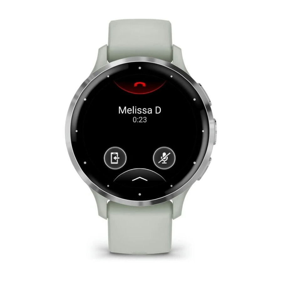Умные часы Garmin Venu 3S 41mm Silver Stainless Steel Bezel with Sage Gray Case and Silicone Band (010-02785-01)