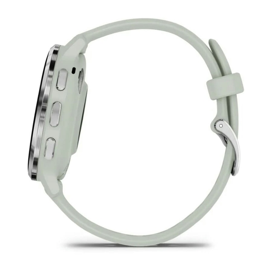 Умные часы Garmin Venu 3S 41mm Silver Stainless Steel Bezel with Sage Gray Case and Silicone Band (010-02785-01)