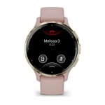 Умные часы Garmin Venu 3S 41mm Soft Gold Stainless Steel Bezel with Dust Rose Case and Silicone Band (010-02785-03)