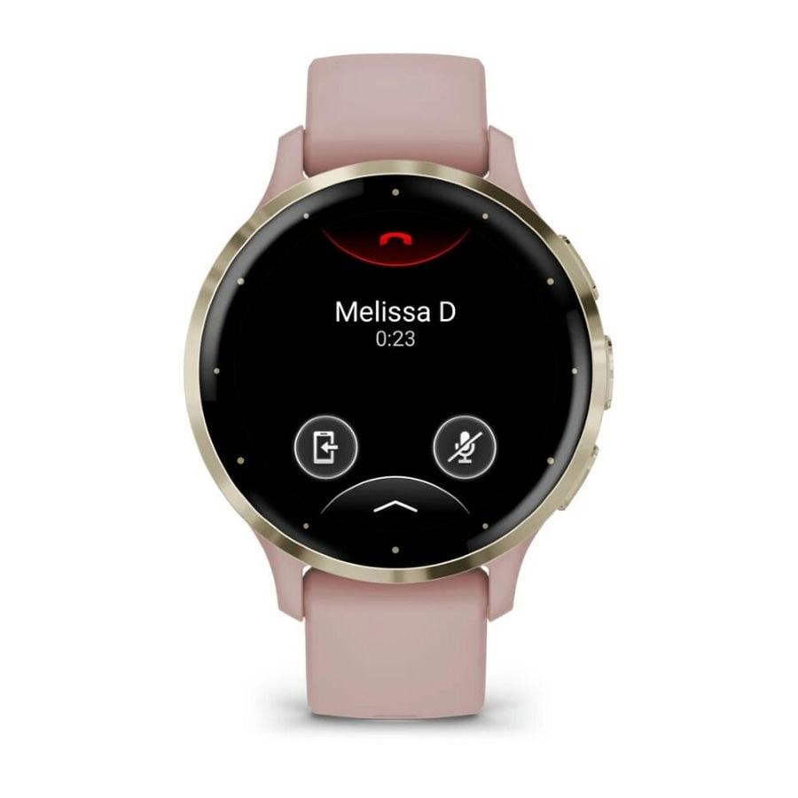 Умные часы Garmin Venu 3S 41mm Soft Gold Stainless Steel Bezel with Dust Rose Case and Silicone Band (010-02785-03)