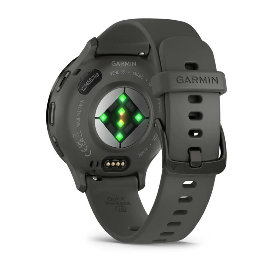 Умные часы Garmin Venu 3S 41mm Slate Stainless Steel Bezel with Pebble Gray Case and Silicone Band (010-02785-00)