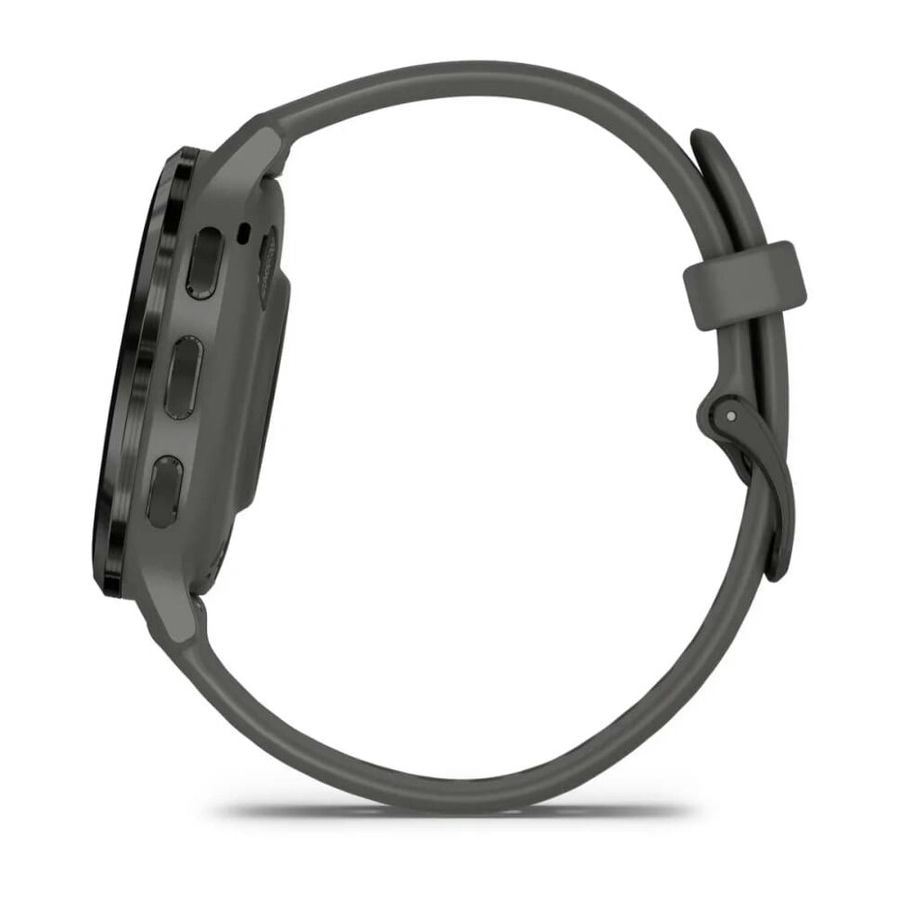 Умные часы Garmin Venu 3S 41mm Slate Stainless Steel Bezel with Pebble Gray Case and Silicone Band (010-02785-00)