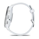 Умные часы Garmin Venu 3 45mm Silver Stainless Steel Bezel with Whitestone Case and Silicone Band (010-02784-00)