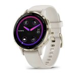 Умные часы Garmin Venu 3S 41mm Soft Gold Stainless Steel Bezel with Ivory Case and Silicone Band (010-02785-04)