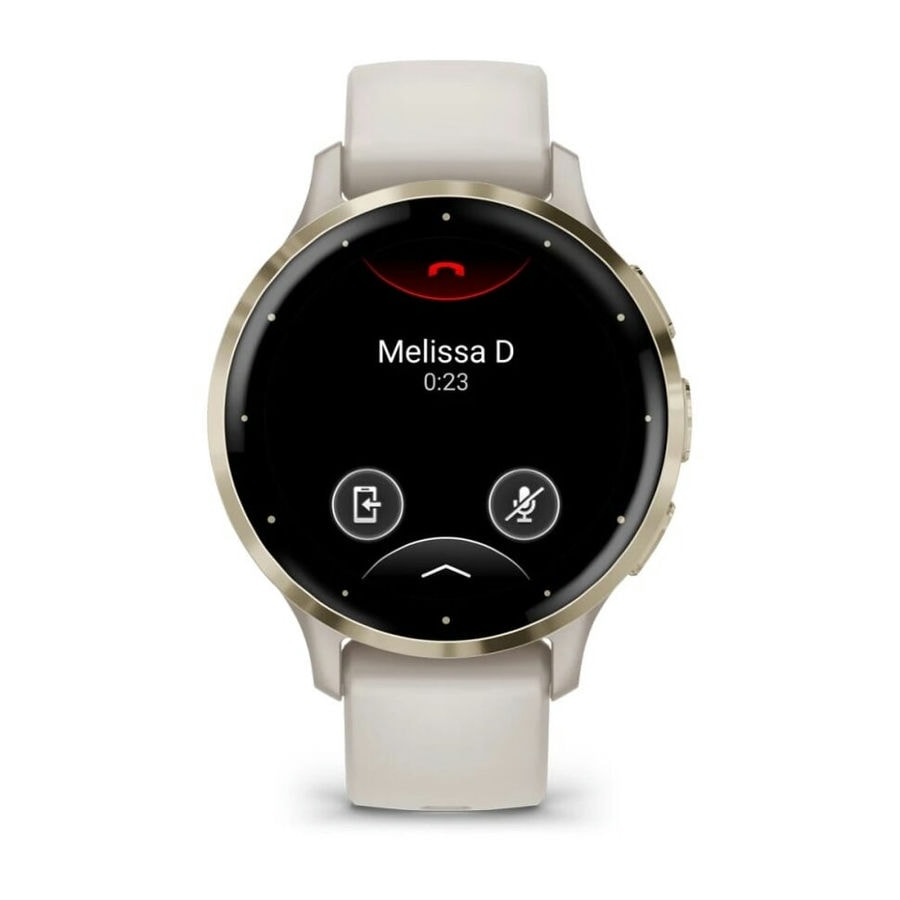 Умные часы Garmin Venu 3S 41mm Soft Gold Stainless Steel Bezel with Ivory Case and Silicone Band (010-02785-04)