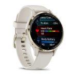 Умные часы Garmin Venu 3S 41mm Soft Gold Stainless Steel Bezel with Ivory Case and Silicone Band (010-02785-04)