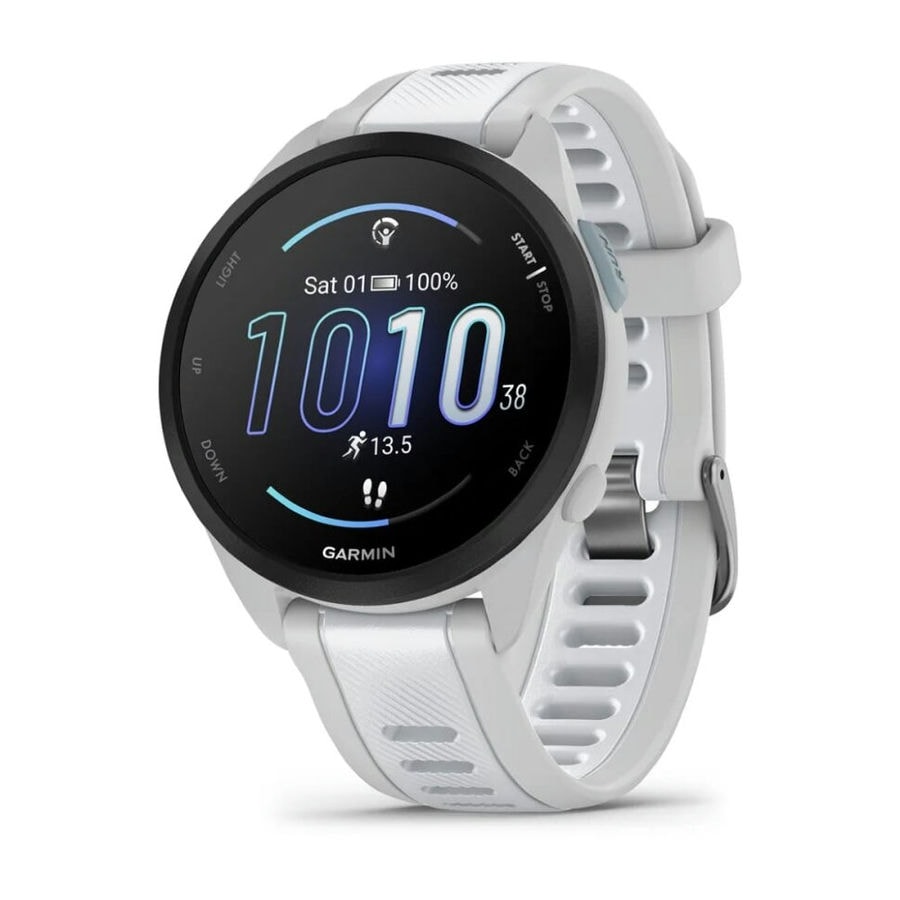 Умные часы Garmin Forerunner 165 Mist Gray/Whitestone (010-02863-21)