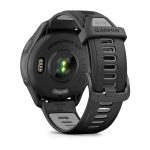Умные часы Garmin Forerunner 265 46mm Black Bezel and Case with Black/Powder Gray Silicone Band (010-02810-10)