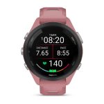 Умные часы Garmin Forerunner 265s 42mm Black Bezel with Light Pink Case and Light Pink/Whitestone Silicone Band (010-02810-05)