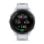 Умные часы Garmin Forerunner 265s 42mm Black Bezel with Whitestone Case and Whitestone/Neo Tropic Silicone Band (010-02810-04)