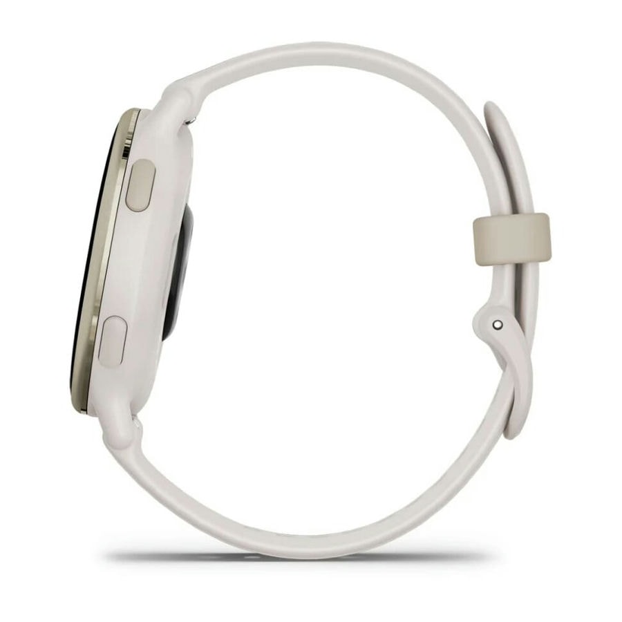 Умные часы Garmin Vivoactive 5 Cream Gold Aluminum Bezel with Ivory Case and Silicone Band (010-02862-11)