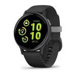Умные часы Garmin Vivoactive 5 Slate Aluminum Bezel with Black Case and Silicone Band (010-02862-10)