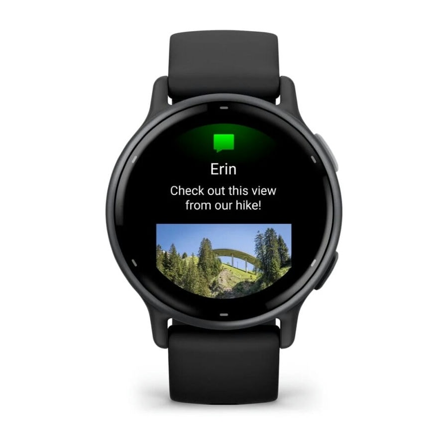 Умные часы Garmin Vivoactive 5 Slate Aluminum Bezel with Black Case and Silicone Band (010-02862-10)