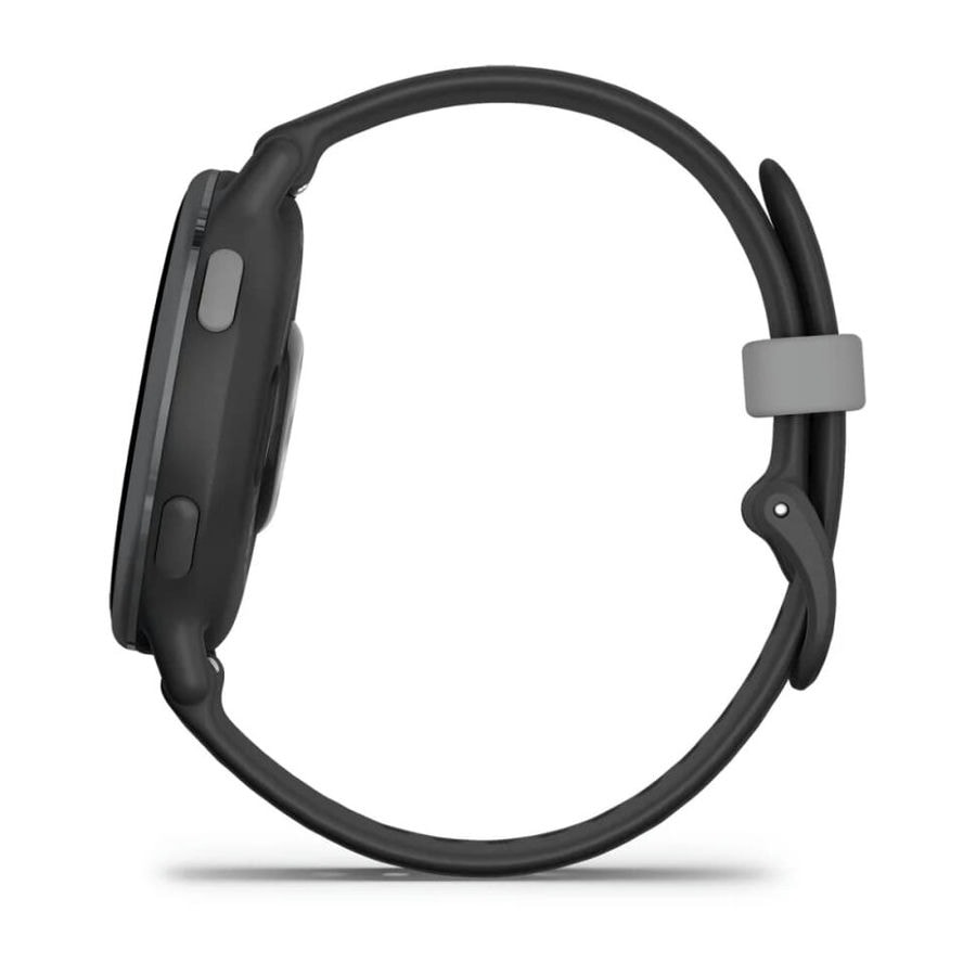 Умные часы Garmin Vivoactive 5 Slate Aluminum Bezel with Black Case and Silicone Band (010-02862-10)