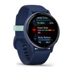 Умные часы Garmin Vivoactive 5 Metallic Navy Aluminum Bezel with Navy Case and Silicone Band (010-02862-12)