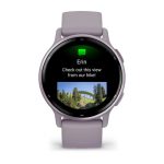 Умные часы Garmin Vivoactive 5 Metallic Orchid Aluminum Bezel with Orchid Case and Silicone Band (010-02862-13)