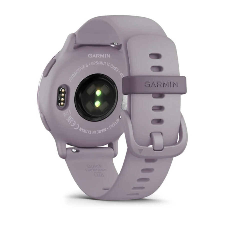 Умные часы Garmin Vivoactive 5 Metallic Orchid Aluminum Bezel with Orchid Case and Silicone Band (010-02862-13)