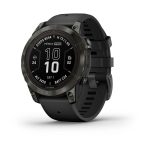Умные часы Garmin Fenix 7 Pro 47mm SOLAR Sapphire Carbon Gray DLC Titanium with Black Band (010-02777-11)
