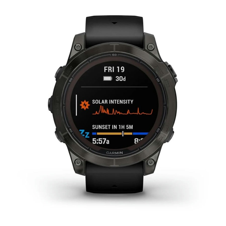 Умные часы Garmin Fenix 7 Pro 47mm SOLAR Sapphire Carbon Gray DLC Titanium with Black Band (010-02777-11)