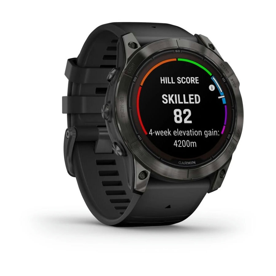Умные часы Garmin Fenix 7X Pro 51mm SOLAR Sapphire Carbon Gray DLC Titanium with Black Band (010-02778-11)