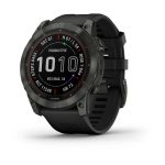 Умные часы Garmin Fenix 7X 51mm SOLAR Sapphire Carbon Gray DLC Titanium with Black Band (010-02541-11)