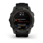 Умные часы Garmin Fenix 7X 51mm SOLAR Sapphire Carbon Gray DLC Titanium with Black Band (010-02541-11)