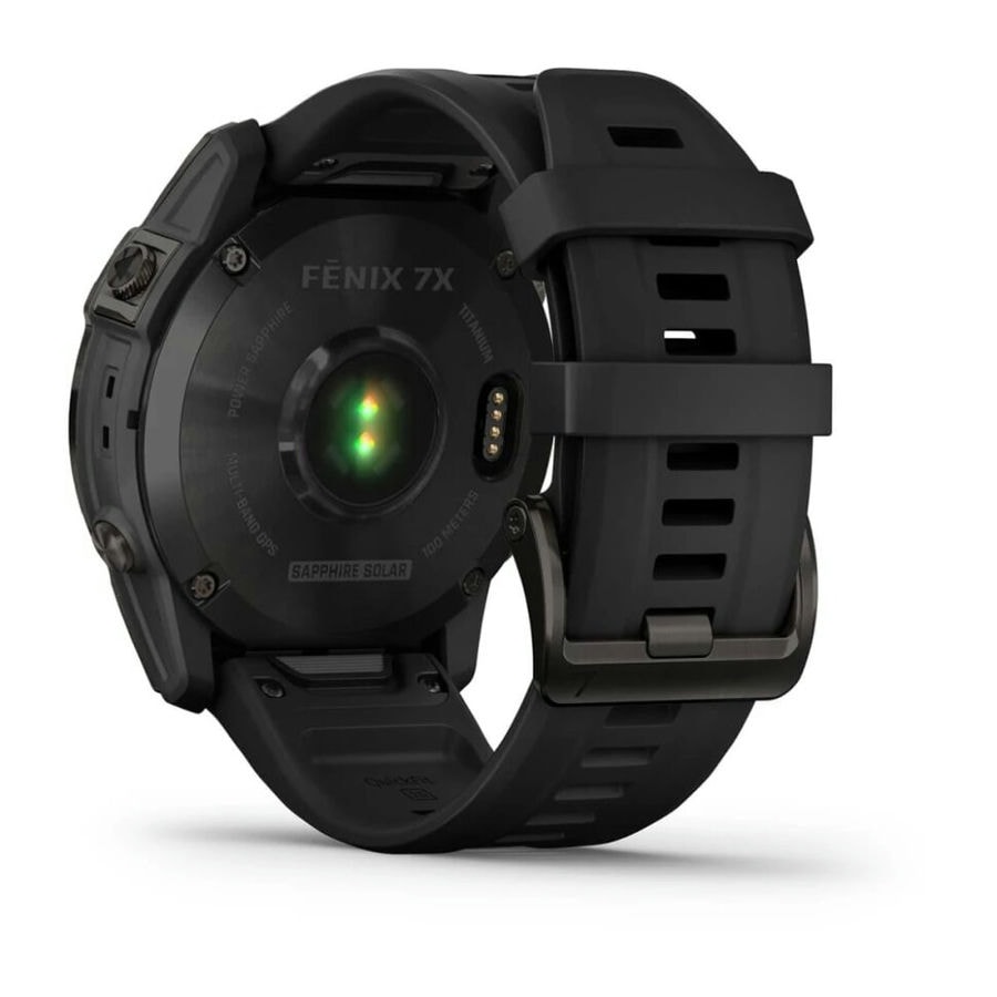 Умные часы Garmin Fenix 7X 51mm SOLAR Sapphire Carbon Gray DLC Titanium with Black Band (010-02541-11)