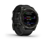 Умные часы Garmin Fenix 7 47mm SOLAR Sapphire Carbon Grey DLC Titanium with Black Band (010-02540-21)