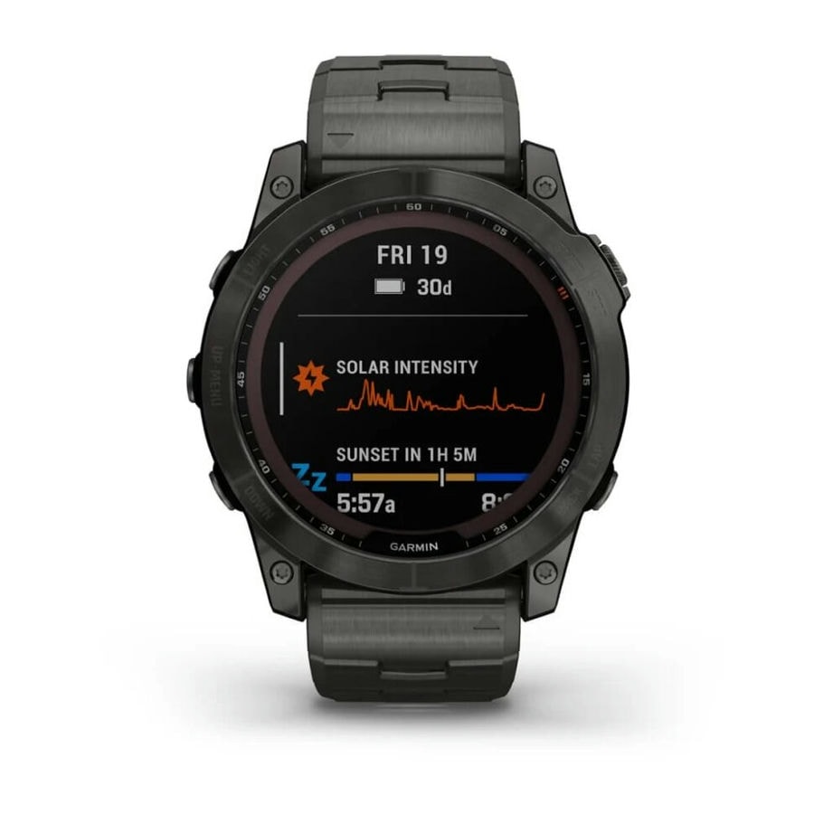 Умные часы Garmin Fenix 7X 51mm SOLAR Sapphire Carbon Grey DLC Titanium with Carbon Grey DLC Vented Titanium Band (010-02541-27)