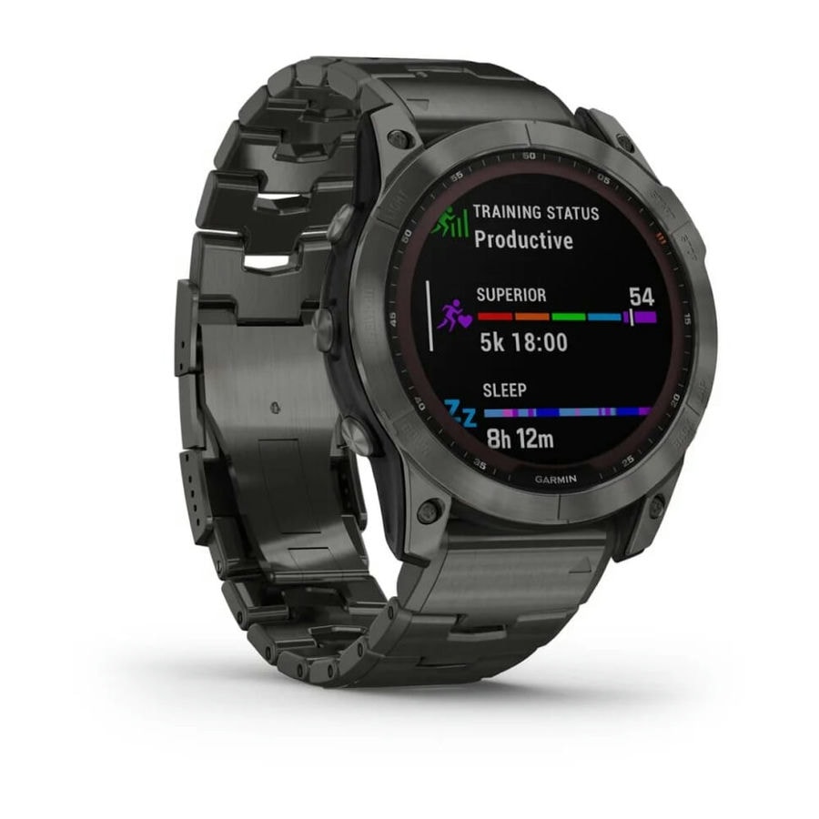 Умные часы Garmin Fenix 7X 51mm SOLAR Sapphire Carbon Grey DLC Titanium with Carbon Grey DLC Vented Titanium Band (010-02541-27)