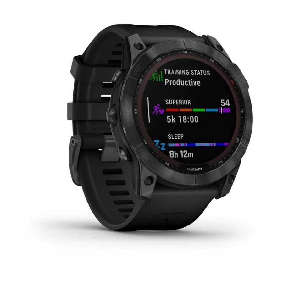 Умные часы Garmin Fenix 7X 51mm SOLAR Slate Grey with Black Band (010-02541-01)