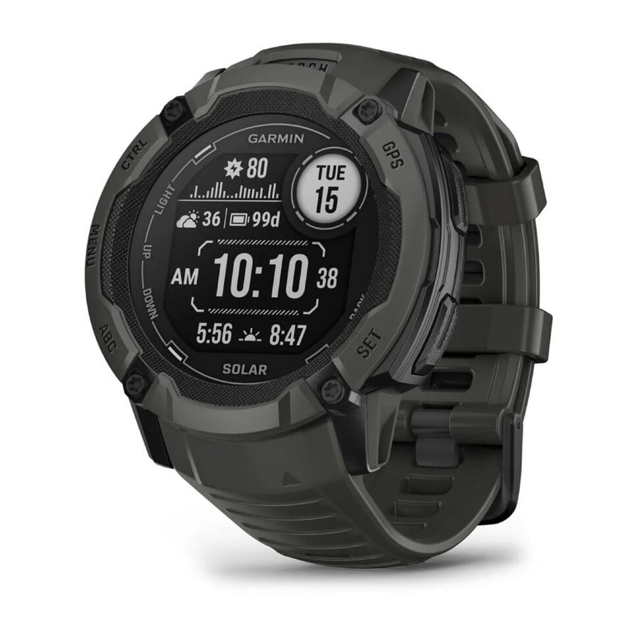 Умные часы Garmin Instinct 2X Solar Graphite (010-02805-00)