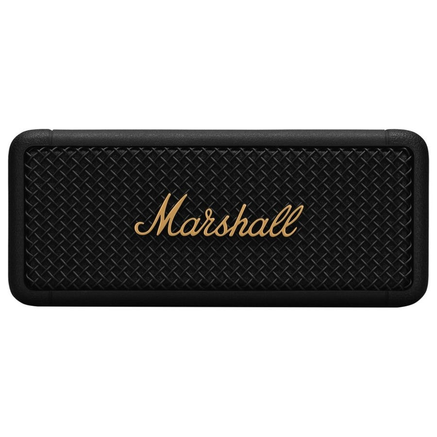 Портативная акустика Marshall Emberton Черная латунь (Black & Brass)