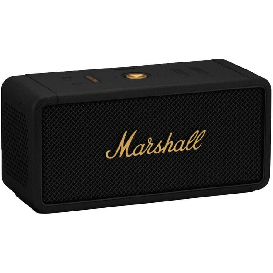 Портативная акустика Marshall Middleton Черный (Black & Brass)