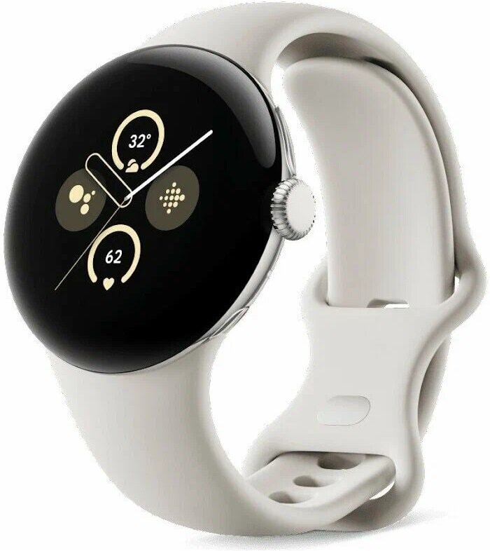 Умные часы Google Pixel Watch 2 41mm Wi-Fi Серебряный (Silver/Porcelain)