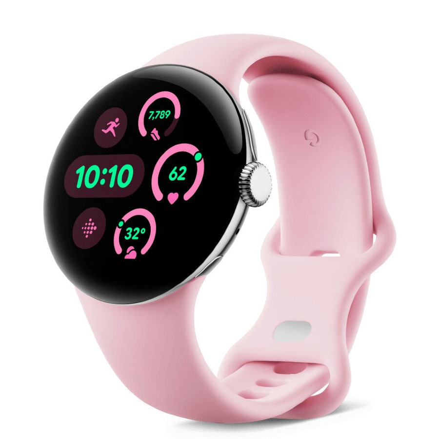Умные часы Google Pixel Watch 3 41mm Wi-Fi Розовый (Silver/Rose Quartz)