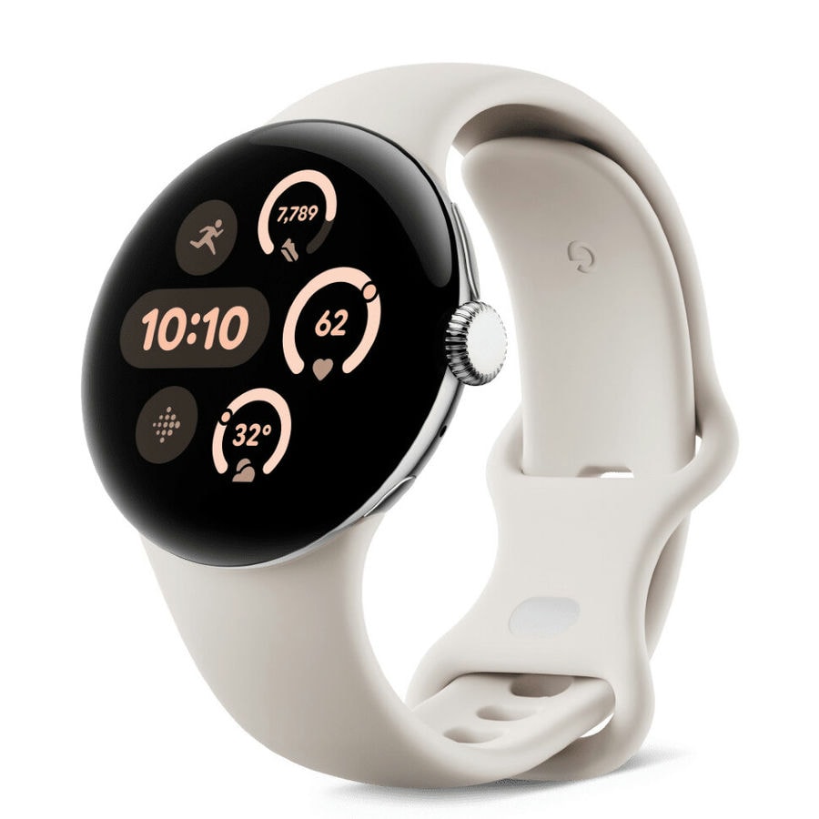 Умные часы Google Pixel Watch 3 41mm Wi-Fi Серебряный (Silver/Porcelain)