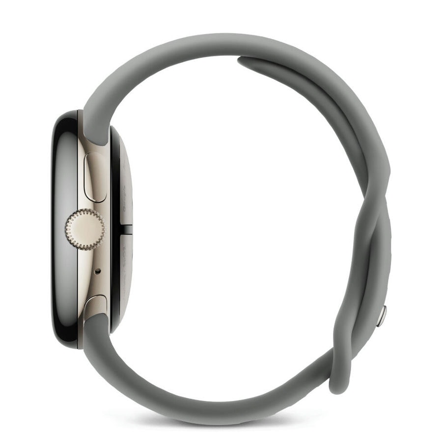 Умные часы Google Pixel Watch 3 41mm Wi-Fi Серый (Champagne Gold/Hazel)
