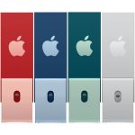 Моноблок Apple iMac 24″ 2023 Retina 4.5K MQRJ3 (M3 10-core GPU, 8/256GB) Серебро