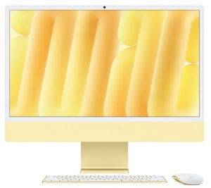 Моноблок Apple iMac 24″ 2024 Retina 4.5K MD2P4 (М4 10-core GPU, 24/512GB) Желтый