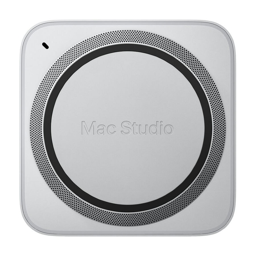Настольный компьютер Apple Mac Studio MU973 (M3 Ultra 60-Core GPU, 96/1024GB) Серебристый (Silver)
