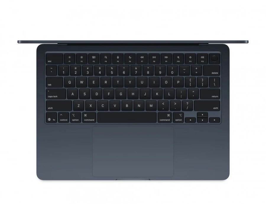 Ноутбук Apple MacBook Air 13 2025 MW123 (M4 8-Core GPU, 16/256GB) Темная ночь (Midnight)