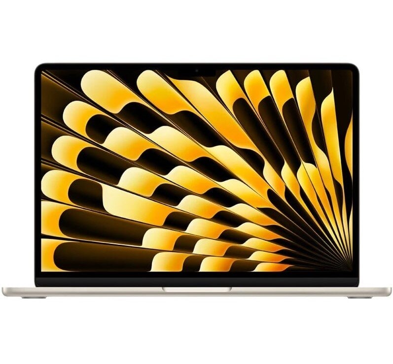 Ноутбук Apple MacBook Air 13 2025 MW103 (M4 10-Core GPU, 16/512GB) Сияющая звезда (Starlight)