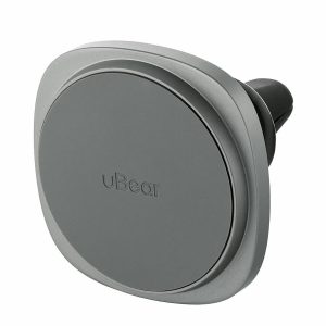 Автомобильный держатель с беспроводной зарядкой uBear Way Magnetic car mount Qi2 Черный
